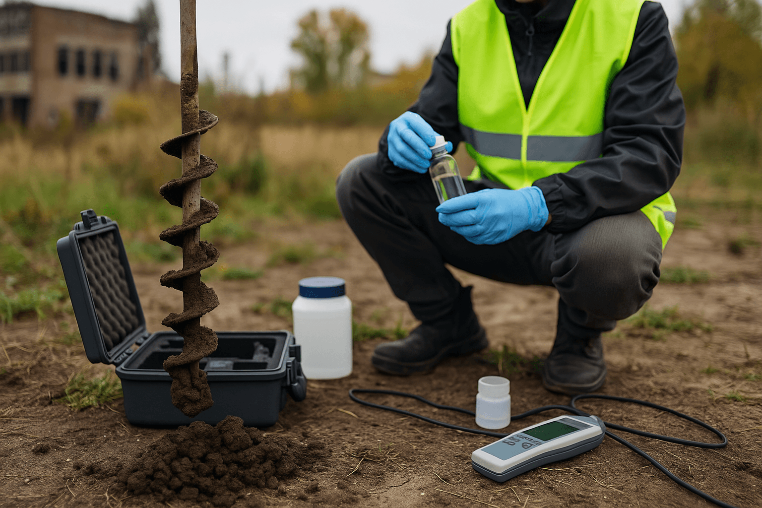 diagnostic pollution des sols forage